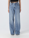 Alexander Wang Bikini-layered Straight Jeans In Denim