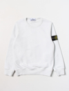 Stone Island Sweater  Junior Kids Color Ivory In Beige