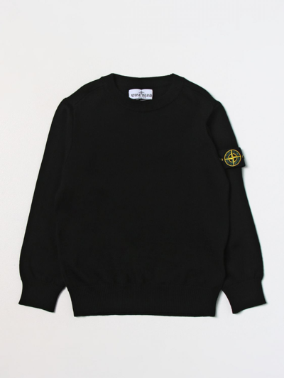 Stone Island Sweater  Junior Kids Color Black