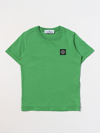 Stone Island Junior T-shirt  Kids Color Green