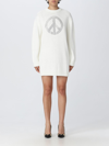 Moschino Jeans Dress  Woman Color White In White