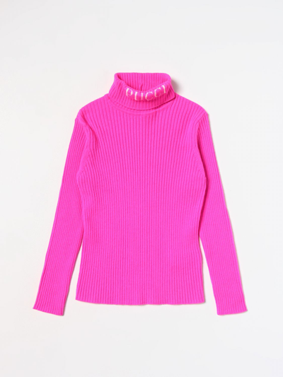 Emilio Pucci Junior Pullover  Kinder Farbe Fuchsia In Fuchsia