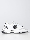 Philipp Plein Predator Sneakers In White Polyurethane In White