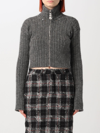 Alessandra Rich Cardigan In Grey