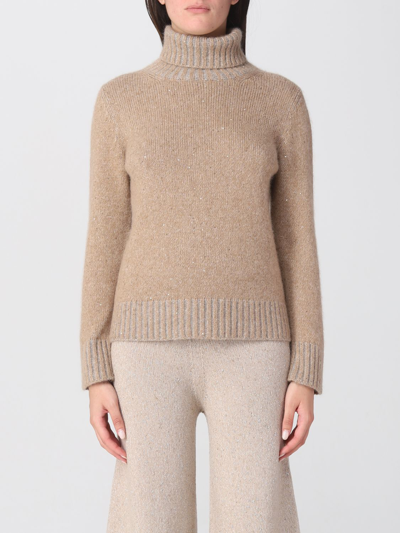 FABIANA FILIPPI SWEATER FABIANA FILIPPI WOMAN COLOR BEIGE,E55316022