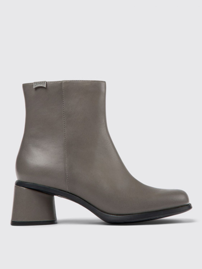 Camper Flat Ankle Boots  Woman In Grey