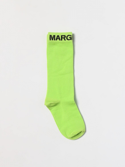 Mm6 Maison Margiela Girls' Socks  Kids Color Green