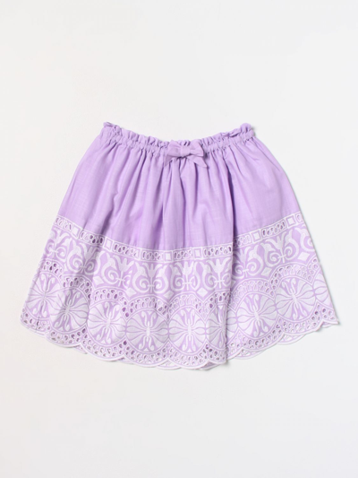 Zimmermann Skirt  Kids In Lilac