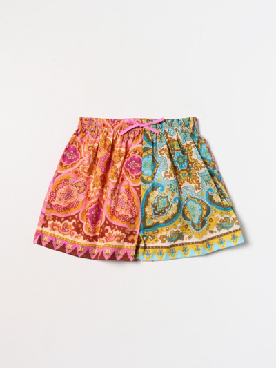 Zimmermann Short  Kids In Multicolor