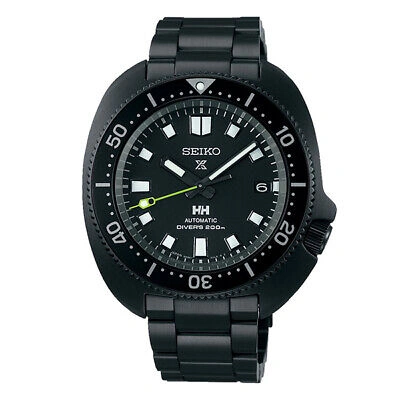 Pre-owned Seiko Prospex Sbdc181 Black Helly Hansen Diver Scuba Men's Watch In Box