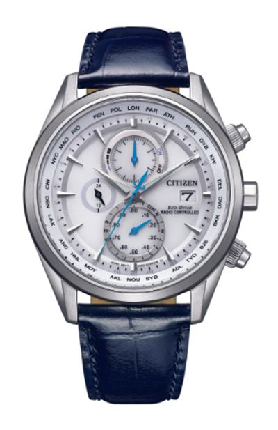 Pre-owned Citizen At8260-18a  Eco-drive Radio Controllerd