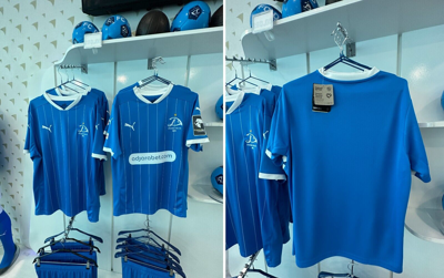 Pre-owned Puma Georgia Dinamo Tbilisi Football Soccer  Official Jersey Home 2023 Rare In Blue