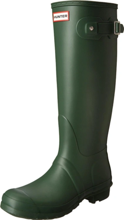 Pre-owned Hunter Womens Wellington Boots In  Green