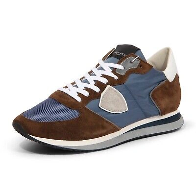 Pre-owned Philippe Model I0107 Sneaker Uomo  Tropez Man Shoes In Marrone