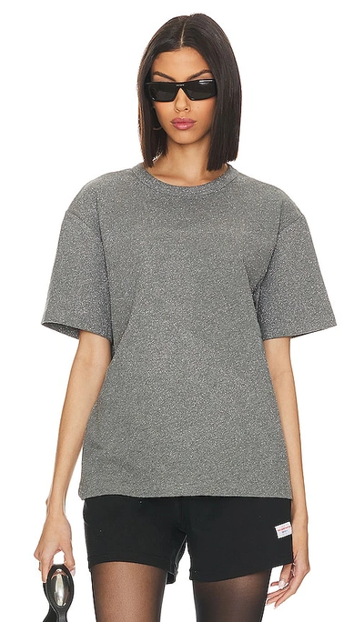 Alexander Wang Essential Cotton Jersey T-shirt In Grey