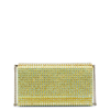 AMINA MUADDI SUPERAMINI PALOMA YELLOW CRYSTAL CLUTCH