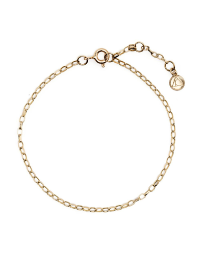 The Alkemistry 18kt Yellow Gold Plain Shimmer Chain Bracelet