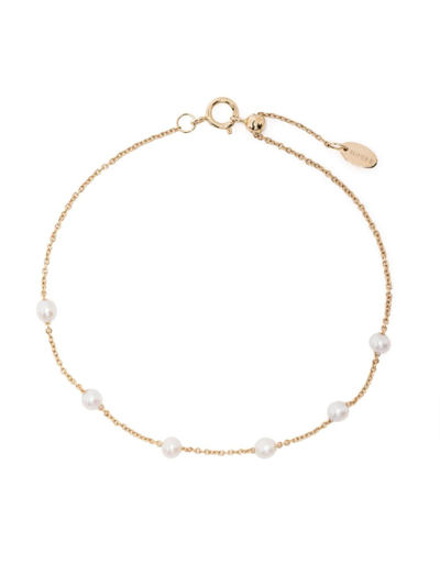 Ruifier 18kt Yellow Gold Morning Dew Mist Pearl Bracelet