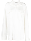 STYLAND OPEN-FRONT COTTON SHIRT