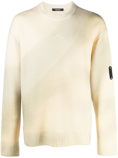 A-cold-wall* Acw Gradiant Knit Bone In Yellow
