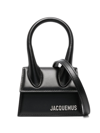 Jacquemus Le Chiquito Noeud Mini Bag In Black