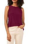 Vince Camuto Sleeveless Top In Mulberry