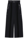 3.1 Phillip Lim Recycled High-rise Wide-leg Cargo Pants In Black