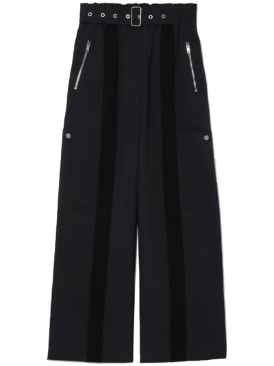 3.1 Phillip Lim / フィリップ リム Recycled High-rise Wide-leg Cargo Pants In Black