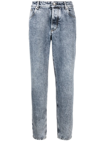 Brunello Cucinelli Denim Pants In Blue