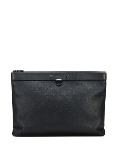 Pre-owned Louis Vuitton 2018  Discovery Pochette Clutch Bag In Black