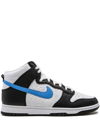 Nike Dunk High Emb "university Blue" Sneakers In Black