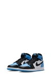 Jordan Kids' Air  1 Retro High Basketball Shoe In University Blue/ Black/ White