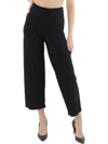 Eileen Fisher Knit High-rise Straight-leg Pants In Black