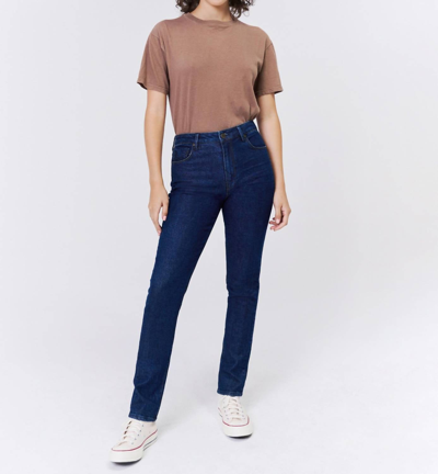 Unpublished Joan Straight Fit Jeans In Classic In Blue