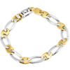Pompeii3 Men's Marine Link 14k Gold (26gram) Or Platinum (42gram) 10mm Bracelet 8.5" In Gold