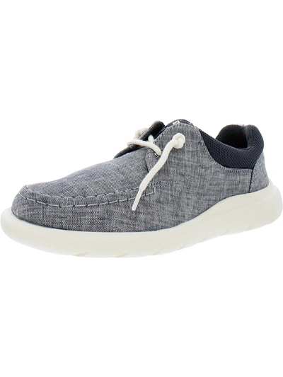 Sperry Captain's Moc Womens Lace Up Comfort Casual And Fashion Sneakers In Grey