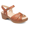 DANSKO Season Sandal In Camel Full Grain