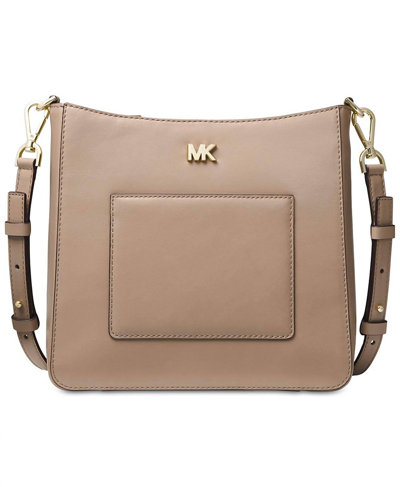 Michael Kors Gloria Crossbody Bag In Truffle In Beige