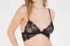 Bluebella Marseille Soft Lace Wireless Bra In Black