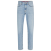 Hugo Boss Regular-fit Jeans In Blue Rigid Denim In Blue
