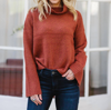 GENTLE FAWN PARIS PULLOVER SWEATER IN GINGER