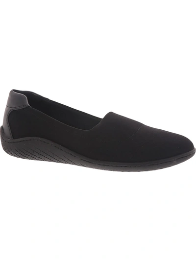 Easy Spirit Gift 2 Womens Solid Slip On Loafers In Black