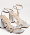 Sam Edelman Kia Ankle Strap Sandal In Silver