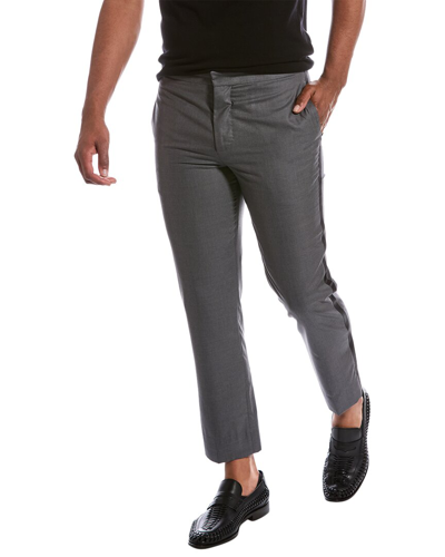 Brunello Cucinelli Wool & Silk-blend Pant In Multi