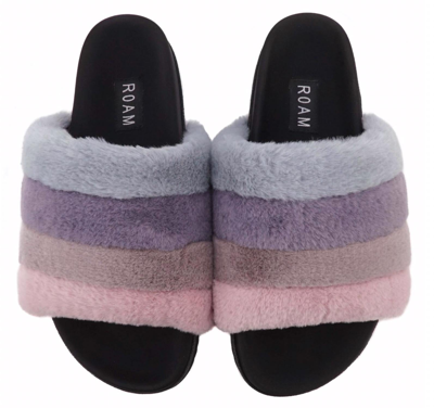 Roam Prism Slippers In Candy In Purple