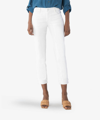 Kut From The Kloth Amy Fray Hem Crop Skinny Jeans In White