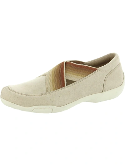 Ros Hommerson Clever Womens Stretch Slip On Flats In Beige