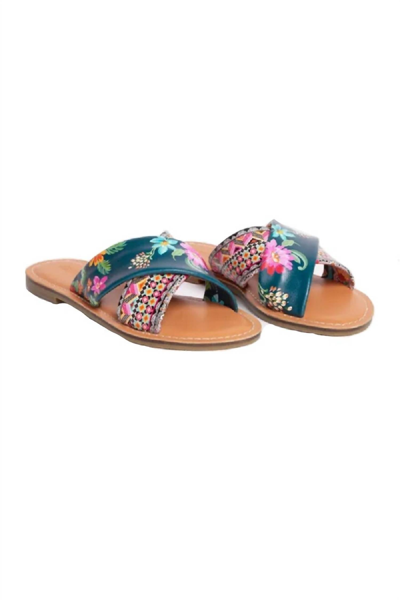 Johnny Was Women's Sonoma Cross Sandal In Multi