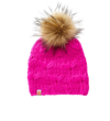 Sht That I Knit The Motley Merino Wool Beanie In Pink