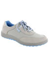 Sas Women's Sporty Lace Up Sneaker - Medium In Silver In White